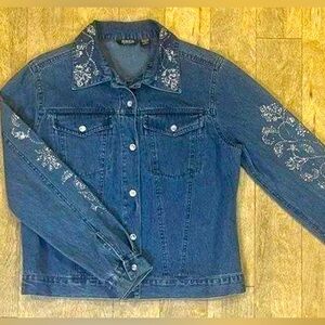 Embellished Blue Jean Jacket